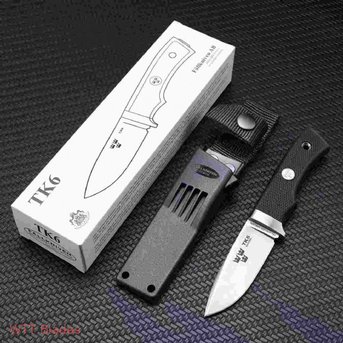 Tre Kronor Hunter Fixed Blade w/ Zytel Sheath (3.1" Satin) TK6Z (4) Tre Kronor Hunter Fixed Blade w/ Zytel Sheath (3.1" Satin) TK6Z (4)