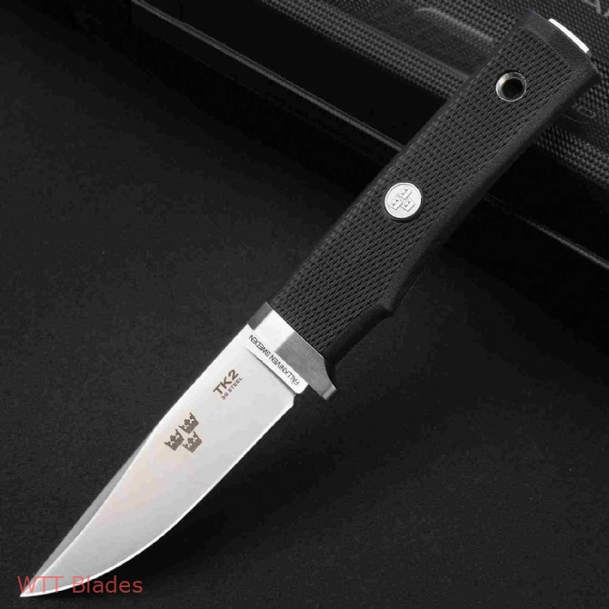 Tre Kronor TK2 Fixed Blade Knife (4" Satin) (2) Tre Kronor TK2 Fixed Blade Knife (4" Satin) (2)