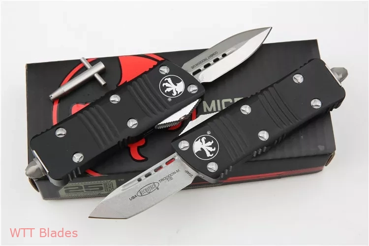 Troodon Mini D/E CA Legal OTF Automatic Black (1.9" SW) (3) Troodon Mini D/E CA Legal OTF Automatic Black (1.9" SW) (3)