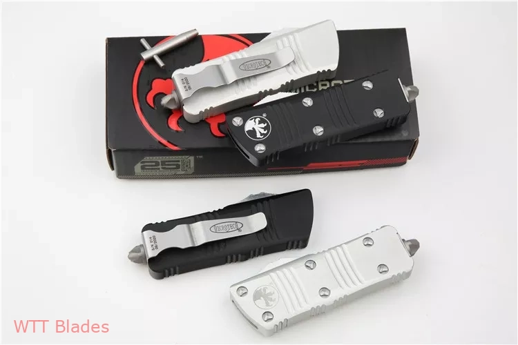 Troodon Mini T/E CA Legal OTF Automatic Knife Black (1.9" Stonewash) (7) Troodon Mini T/E CA Legal OTF Automatic Knife Black (1.9" Stonewash) (7)