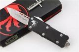 Troodon Mini T/E CA Legal OTF Automatic Knife Black-2 (1.9" Stonewash) Troodon Mini T/E CA Legal OTF Automatic Knife Black-2 (1.9" Stonewash)