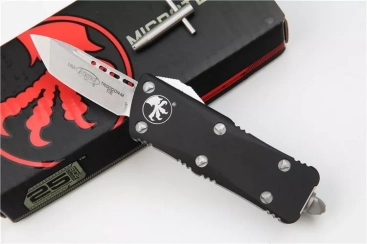 Troodon Mini T/E CA Legal OTF Automatic Knife Black-2 (1.9" Stonewash) Troodon Mini T/E CA Legal OTF Automatic Knife Black-2 (1.9" Stonewash)