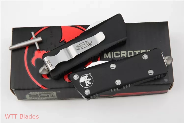 Troodon Mini T/E CA Legal OTF Automatic Knife Black-2 (1.9" Stonewash) (5) Troodon Mini T/E CA Legal OTF Automatic Knife Black-2 (1.9" Stonewash) (5)