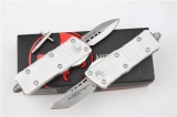 Troodon Mini T/E CA Legal OTF Automatic Knife White (1.9" Stonewash) (2) Troodon Mini T/E CA Legal OTF Automatic Knife White (1.9" Stonewash) (2)