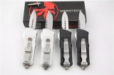 Troodon Mini T/E CA Legal OTF Automatic Knife White (1.9" Stonewash) (4) Troodon Mini T/E CA Legal OTF Automatic Knife White (1.9" Stonewash) (4)