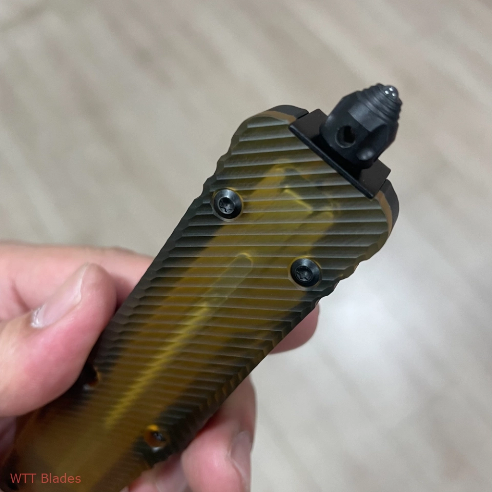 Ultem Combat Troodon D/E Automatic Knife (3.8" DLC Black) (6) Ultem Combat Troodon D/E Automatic Knife (3.8" DLC Black) (6)