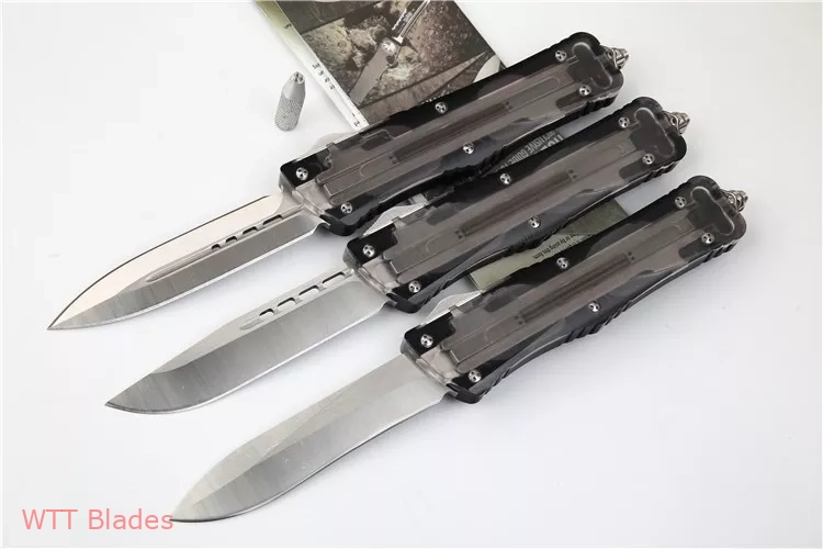 Ultem Combat Troodon D/E Automatic Knife (3.8" Satin) (4) Ultem Combat Troodon D/E Automatic Knife (3.8" Satin) (4)