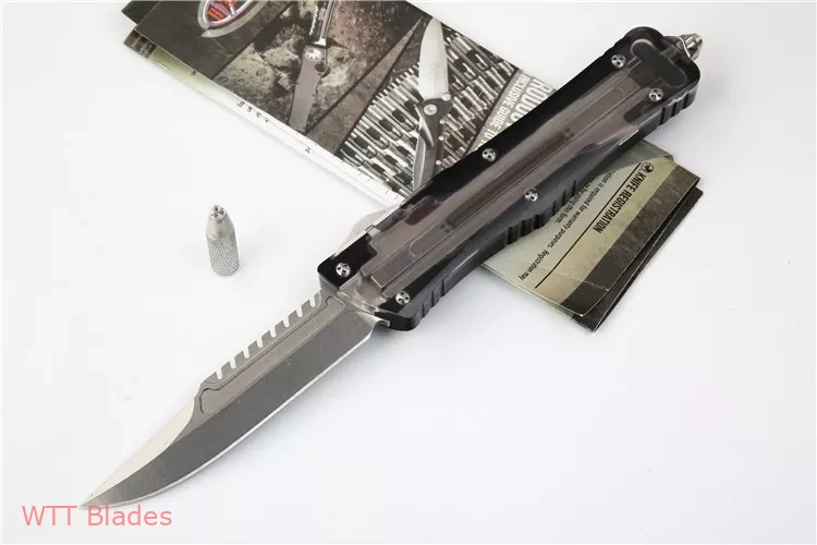 Ultem Combat Troodon Hellhound Automatic Knife Ultem (3.8" Satin),Warhound,Interceptor (4) Ultem Combat Troodon Hellhound Automatic Knife Ultem (3.8" Satin),Warhound,Interceptor (4)