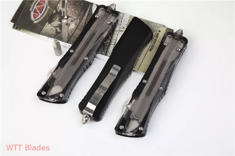 Ultem Combat Troodon Hellhound Automatic Knife Ultem (3.8" Satin),Warhound,Interceptor (8) Ultem Combat Troodon Hellhound Automatic Knife Ultem (3.8" Satin),Warhound,Interceptor (8)