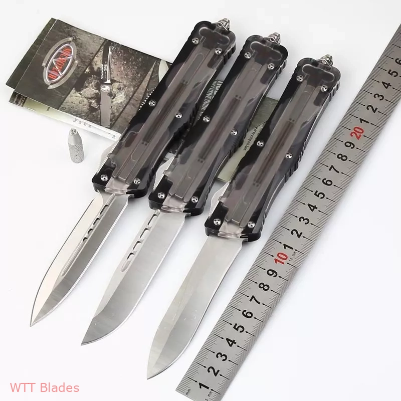 Ultem Combat Troodon S/E Auto Knife Ultem (3.8" Satin) (2)
