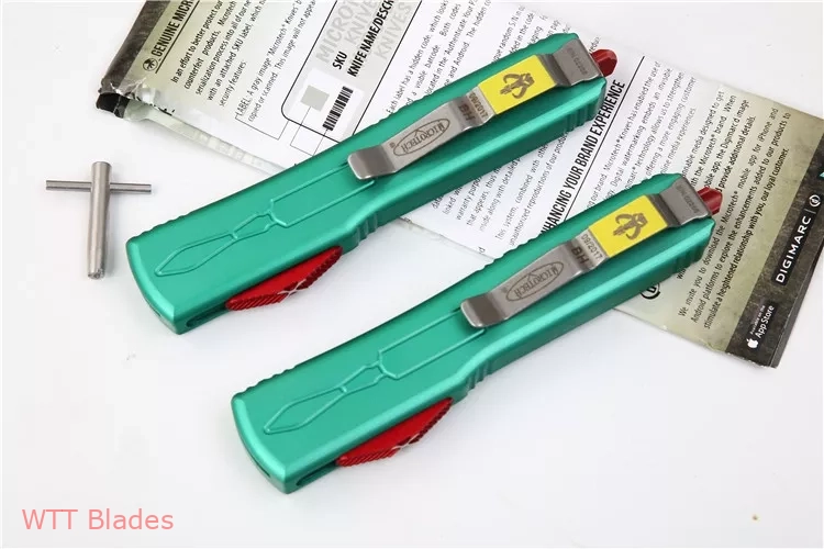 Ultratech Bounty Hunter Tanto OTF Automatic (3.4" Stonewash Full Serr) (7) Ultratech Bounty Hunter Tanto OTF Automatic (3.4" Stonewash Full Serr) (7)