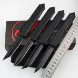 Ultratech Delta Hellhound Tanto OTF Auto Knife Frag Black AL (3.4" DLC) (5) Ultratech Delta Hellhound Tanto OTF Auto Knife Frag Black AL (3.4" DLC) (5)