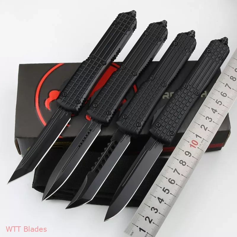 Ultratech Delta Hellhound Tanto OTF Auto Knife Frag Black AL (3.4" DLC) (5) Ultratech Delta Hellhound Tanto OTF Auto Knife Frag Black AL (3.4" DLC) (5)