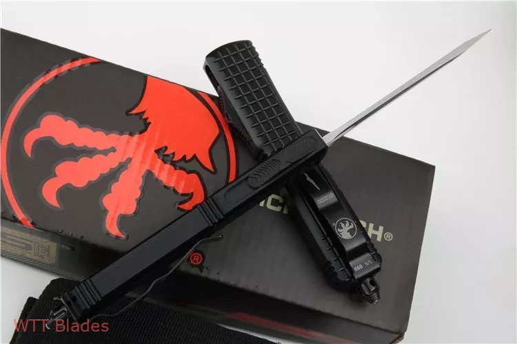 Ultratech Delta Hellhound Tanto OTF Auto Knife Frag Black AL (3.4" Stonewash) (7) Ultratech Delta Hellhound Tanto OTF Auto Knife Frag Black AL (3.4" Stonewash) (7)