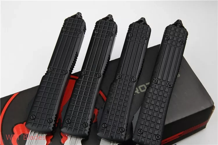 Ultratech Delta T/E OTF Auto Knife Frag Black AL (3.4" Stonewash) (5) Ultratech Delta T/E OTF Auto Knife Frag Black AL (3.4" Stonewash) (5)