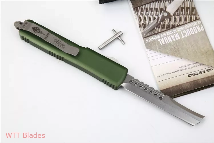 Ultratech Hellhound Razor OTF Automatic Green (3.4" SW) (2) Ultratech Hellhound Razor OTF Automatic Green (3.4" SW) (2)