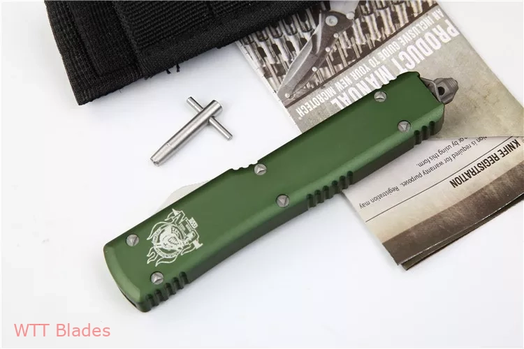 Ultratech Hellhound Razor OTF Automatic Green (3.4" SW) (8) Ultratech Hellhound Razor OTF Automatic Green (3.4" SW) (8)