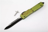 Ultratech S/E OTF Knife Green Zombie Tech CC (3.4" Black) Ultratech S/E OTF Knife Green Zombie Tech CC (3.4" Black)