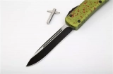 Ultratech S/E OTF Knife Green Zombie Tech CC (3.4" Black) (2) Ultratech S/E OTF Knife Green Zombie Tech CC (3.4" Black) (2)