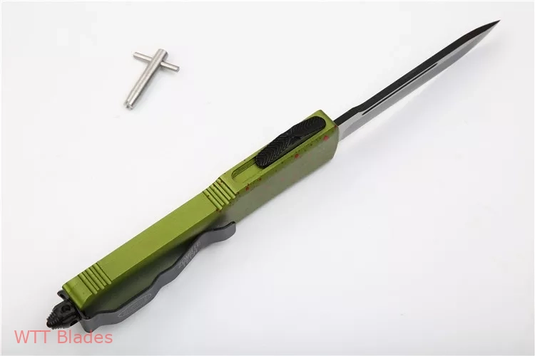 Ultratech S/E OTF Knife Green Zombie Tech CC (3.4" Black) (5) Ultratech S/E OTF Knife Green Zombie Tech CC (3.4" Black) (5)