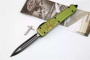 Ultratech Zombie Tech D/E Automatic Knife CC (3.4" Black) Ultratech Zombie Tech D/E Automatic Knife CC (3.4" Black)
