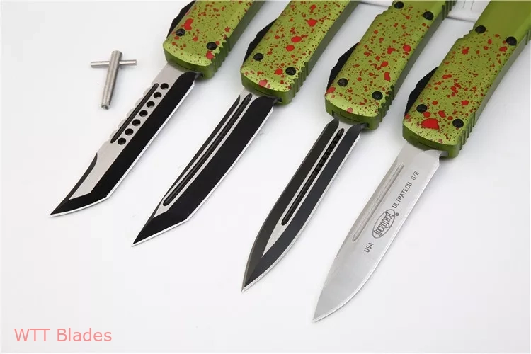 Ultratech Zombie Tech D/E Automatic Knife CC (3.4" Black) (5) Ultratech Zombie Tech D/E Automatic Knife CC (3.4" Black) (5)