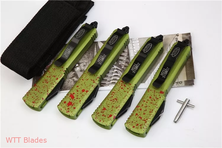 Ultratech Zombie Tech D/E Automatic Knife CC (3.4" Black) (7) Ultratech Zombie Tech D/E Automatic Knife CC (3.4" Black) (7)