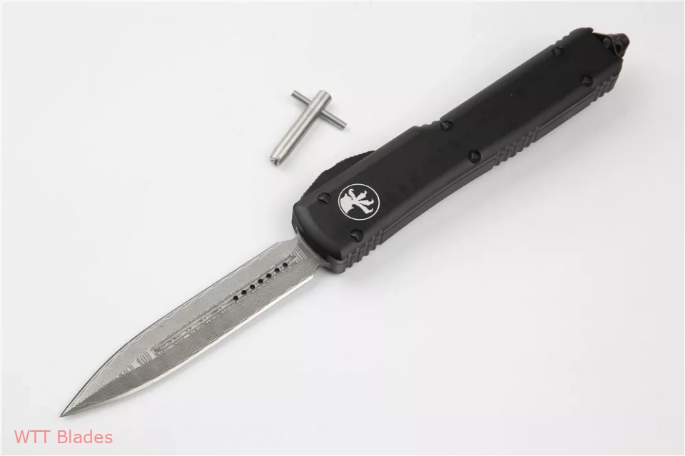 UTX-70 D/A OTF D/E Tactical Automatic Knife (2.41" Damascus) UTX-70 D/A OTF D/E Tactical Automatic Knife (2.41" Damascus)