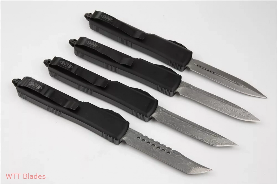 UTX-70 D/A OTF D/E Tactical Automatic Knife (2.41" Damascus) (3) UTX-70 D/A OTF D/E Tactical Automatic Knife (2.41" Damascus) (3)