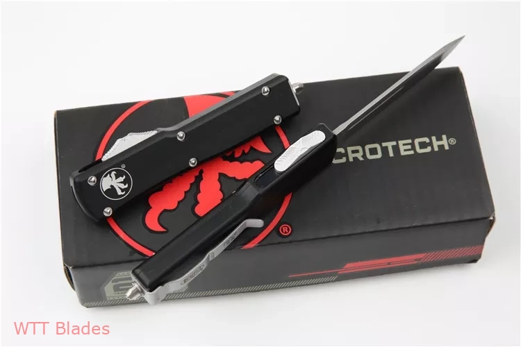 UTX-70 D/A OTF S/E Automatic Knife Black (2.4" Stonewash) (6) UTX-70 D/A OTF S/E Automatic Knife Black (2.4" Stonewash) (6)