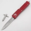 UTX-70 D/A OTF S/E Automatic Knife Red (2.4" Stonewash)