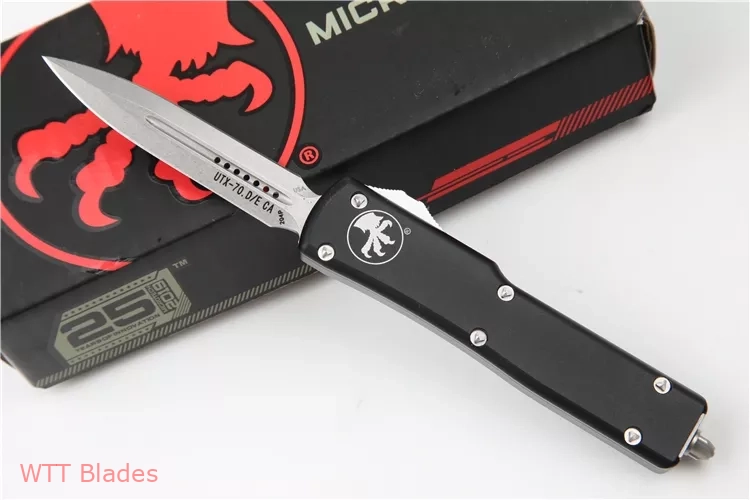 UTX-70 D/E OTF Automatic Knife (2.4" Stonewash)
