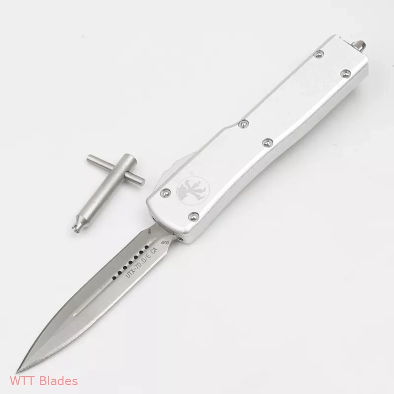 UTX-70 D/E OTF Automatic Knife Silver (2.4" Stonewash) UTX-70 D/E OTF Automatic Knife Silver (2.4" Stonewash)