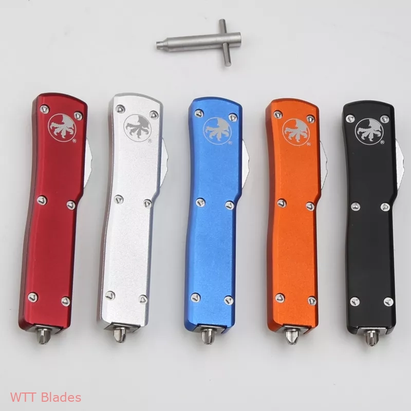 UTX-70 S/E OTF Automatic Knife Orange (2.4" Stonewash) (6)