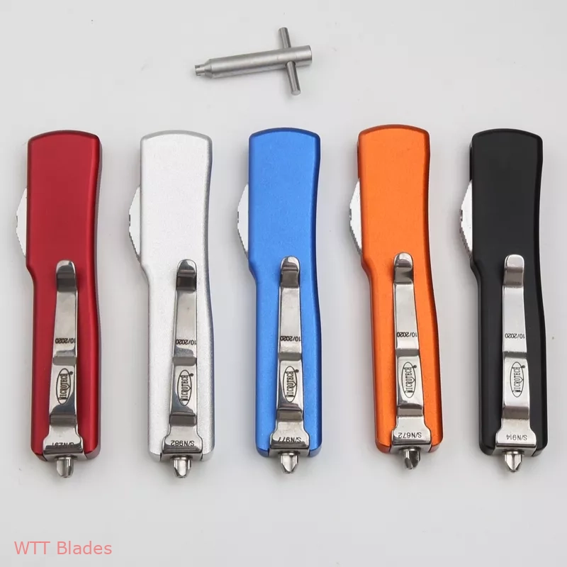 UTX-70 S/E OTF Automatic Knife Orange (2.4" Stonewash) (7)