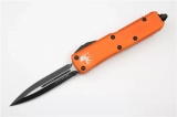 UTX-85 D/E OTF Auto Knife Orange Al (3.125" Black) UTX-85 D/E OTF Auto Knife Orange Al (3.125" Black)