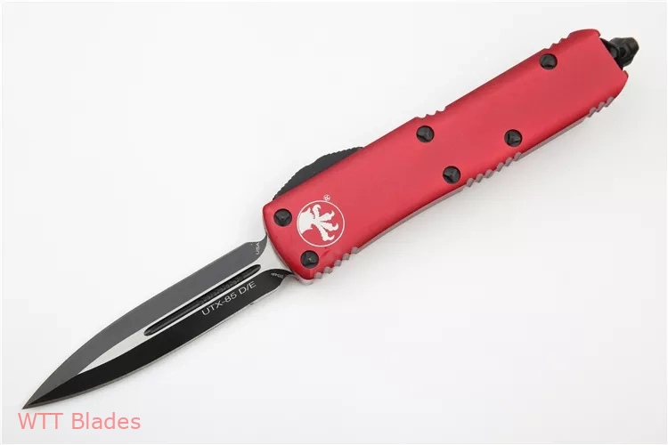 UTX-85 D/E OTF Auto Knife Red (3.125" Black) UTX-85 D/E OTF Auto Knife Red (3.125" Black)