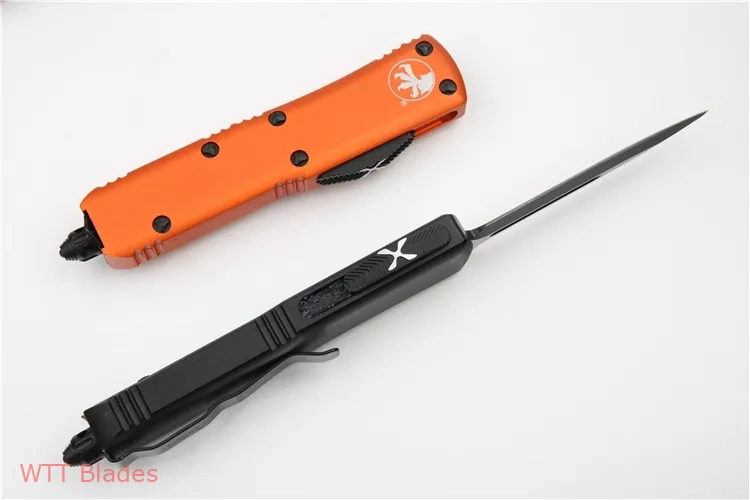 UTX-85 D/E OTF Automatic Knife Blue (3.125" Black) (6) UTX-85 D/E OTF Automatic Knife Blue (3.125" Black) (6)