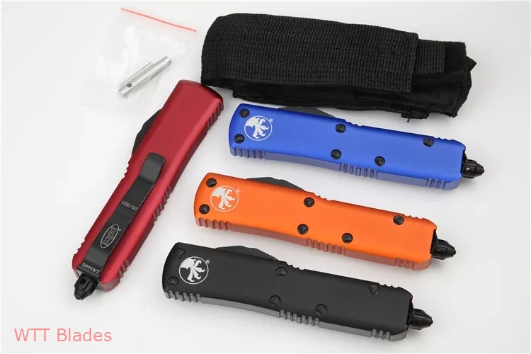 UTX-85 D/E OTF Automatic Knife Blue (3.125" Black) (7) UTX-85 D/E OTF Automatic Knife Blue (3.125" Black) (7)