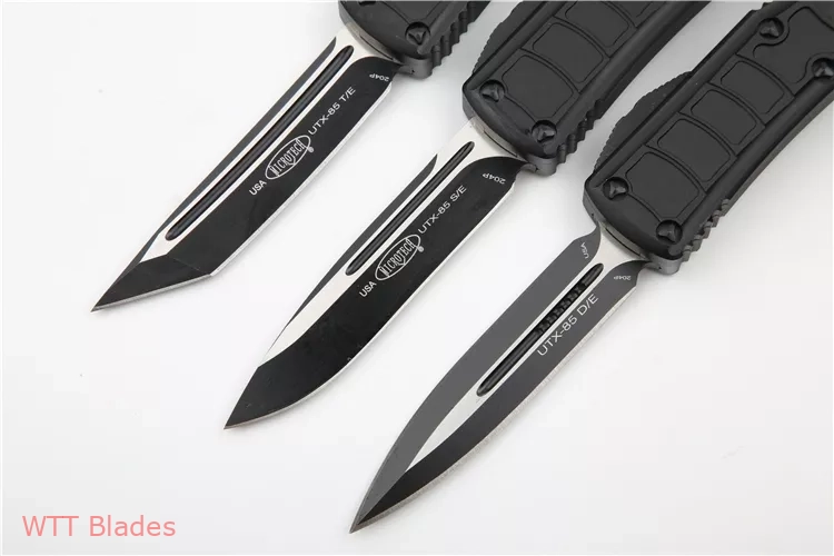 UTX-85 II T/E Signature Series Tanto OTF Knife Black (3" Two-Tone) (4) UTX-85 II T/E Signature Series Tanto OTF Knife Black (3" Two-Tone) (4)