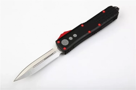 UTX-85 Jedi Master D/E OTF Automatic Knife Black / Red (3.125" Satin) UTX-85 Jedi Master D/E OTF Automatic Knife Black / Red (3.125" Satin)