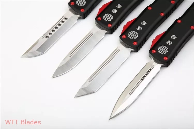UTX-85 Jedi Master D/E OTF Automatic Knife Black / Red (3.125" Satin) (3) UTX-85 Jedi Master D/E OTF Automatic Knife Black / Red (3.125" Satin) (3)