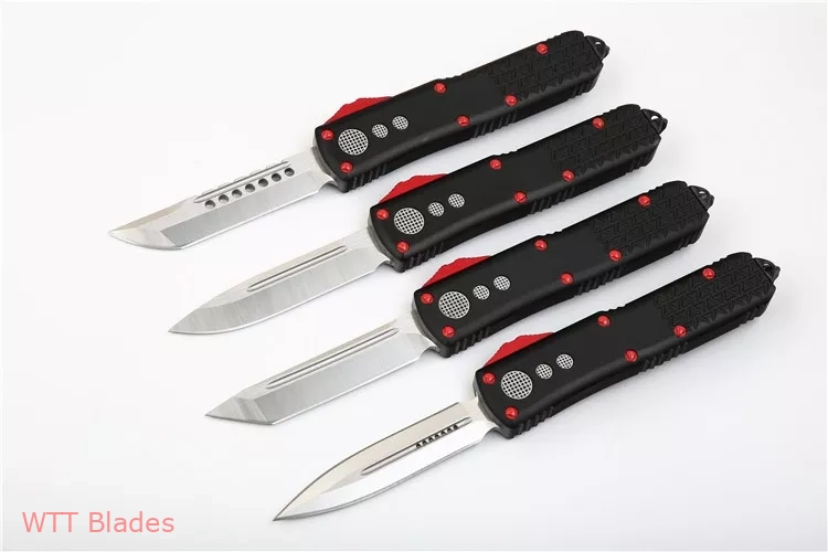 UTX-85 Jedi Master D/E OTF Automatic Knife Black / Red (3.125" Satin) (4) UTX-85 Jedi Master D/E OTF Automatic Knife Black / Red (3.125" Satin) (4)