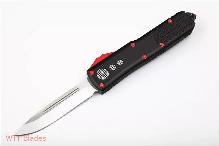 UTX-85 Jedi Master D/A OTF Automatic Knife Black / Red (3.125" Satin) UTX-85 Jedi Master D/A OTF Automatic Knife Black / Red (3.125" Satin)