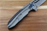 Zero Tolerance 0999 Factory Custom Flipper 4.1" CTS-204P/CPM-D2 Blade, Carbon Fiber and Titanium Handles, Frame Lock (4) Zero Tolerance 0999 Factory Custom Flipper 4.1" CTS-204P/CPM-D2 Blade, Carbon Fiber and Titanium Handles, Frame Lock (4)